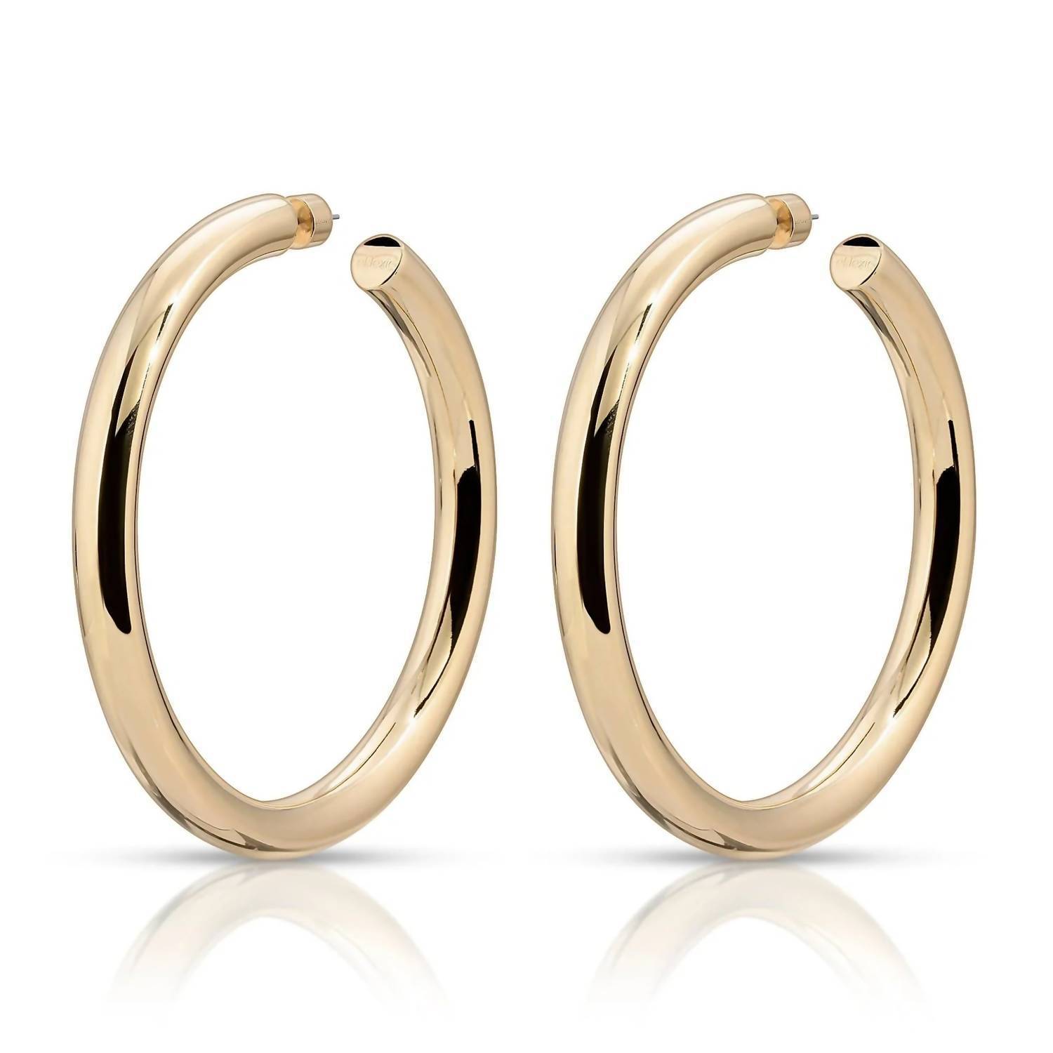 New Eklexic Womens 2 Kelly Hoops In Gold 127$